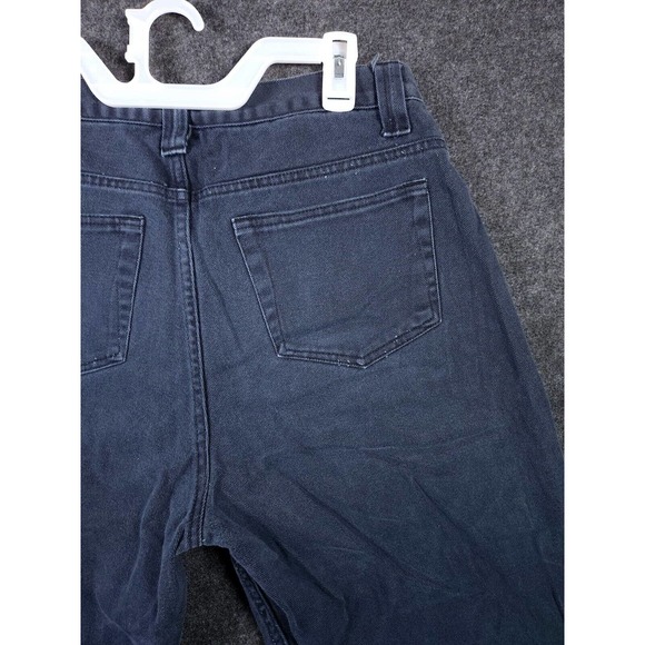 Vintage Sostanza Shorts Mens 34 Denim Cotton Mid Rise Dark Wash Green Y2K - Picture 9 of 10